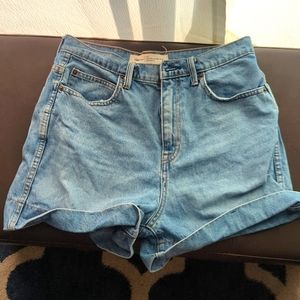 Gap denim super high rise short, 29/8